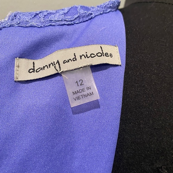 Danny and Nicole Purple Lace Dress - Picture 3 of 3